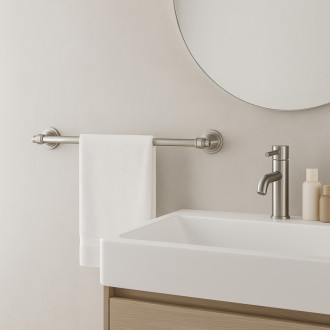 Kúpeľňový vešiak 16101 Brush Nickle