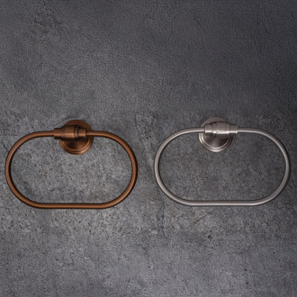 Kúpeľňový vešiak Ring 16101 Brush Copper