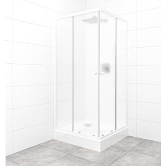 Set sprchovacieho kúta a vaničky, štvorec 90x90 cm Multi Basic SIKOBKMUQ90CH0