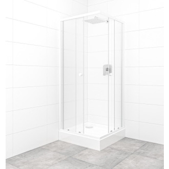 Set sprchovacieho kúta a vaničky, štvorec 80x80 cm Multi Basic SIKOBKMUQ80CH0