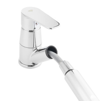 Drezová batéria SAT Project s vyťahovacou spŕškou chróm SATBSPRO283