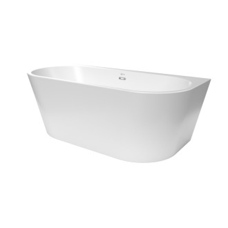 Voľne stojaca vaňa SAT 160x75 cm akrylát ľavá aj pravá biela SATOLI1600