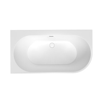 Voľne stojaca vaňa SAT Brevis 159x84 cm akrylát ľavá SATVBRE1600L