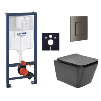 Závesný wc set do ľahkých stien / predstenová montáž Swiss Aqua Technologies Infinitio SIKOGRSIN12BSCAL0