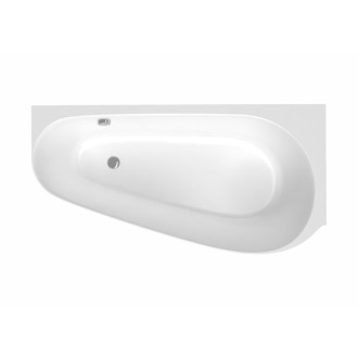 Voľne stojaca vaňa SAT 165x84 cm liaty mramor pravá SATVI1650P