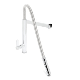 Drezová batéria SAT s otočným ramienkom, 2 prúdy chróm SATBSD276