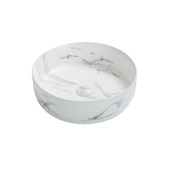 Umývadlo na dosku SAT Infinitio 39x39 cm mat bez otvoru pre batériu SATINF3939MR