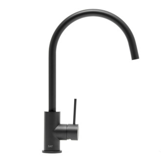 Drezová batéria SAT Aurum s otočným ramienkom čierna matná SATBAUR280C