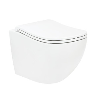 Wc s doskou softclose závesné SAT Ergo vírové splachovanie zadný odpad SATERG1