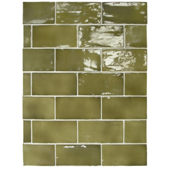 MANACOR obklad Basil Green 7,5x15 (0,5m2) (EQ-3) 26908
