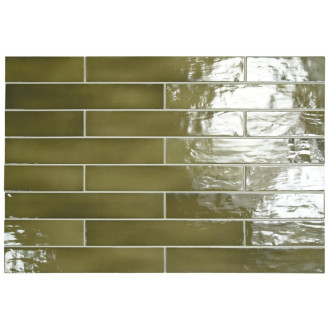 MANACOR obklad Basil Green 6,5x40 (1m2) (EQ-5) 26928