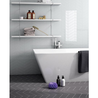 CHEVRON WALL obklad White Left 18,6x5,2 (EQ-3) (0,5m2) 23344