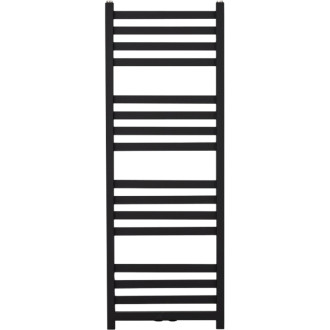 CERANO - Kúpeľňový radiátor Fulgidus - stredové pripojenie 50mm - 616W - čierna matná - 1190x430 mm