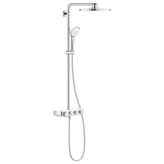Sprchový systém Grohe Euphoria SmartControl System s termostatickou batériou Moon White, Yang White 26507LS0