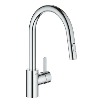 Drezová batéria Grohe Eurosmart Cosmopolitan s vyťahovacou spŕškou chróm 31481001