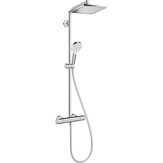 Sprchový systém Hansgrohe Crometta E na stenu s termostatickou batériou chróm 27281000