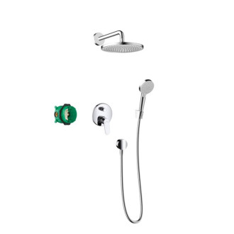 Sprchový systém Hansgrohe Crometta S pod omietku s pákovou batériou chróm 27958000