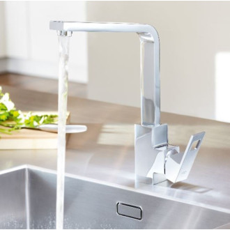 Drezová batéria Grohe Eurocube s otočným ramienkom chróm 31255000