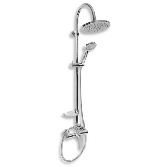 Sprchový systém Novaservis Titania Fresh na stenu s mydlenkou chróm SET040/96,0