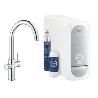Drezová batéria Grohe Blue Home s výpustou chróm 31455001