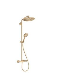 Sprchový systém Hansgrohe Croma-Select s termostatickou batériou kartáčovaný bronz 26890140