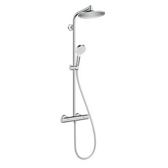Sprchový systém Hansgrohe Crometta S na stenu s termostatickou batériou chróm 27267000