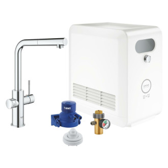 Drezová batéria Grohe Blue Professional s vyťahovacou spŕškou chróm 31326002