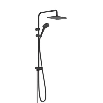 Sprchový systém Hansgrohe Vernis Shape na stenu bez batérie čierny mat 26282670