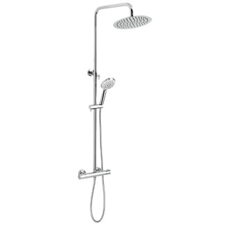 Sprchový systém Novaservis Titania Pure s termostatickou batériou chróm SET032/TER,0