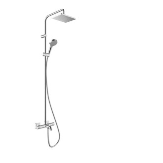 Sprchový systém Hansgrohe Vernis Shape na stenu s termostatickou batériou chróm 26098000