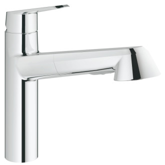 Drezová batéria Grohe Eurodisc s vyťahovacou spŕškou chróm 32257002