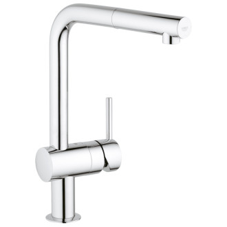 Drezová batéria Grohe Minta s vyťahovacou spŕškou chróm 32168000