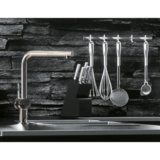 Drezová batéria Grohe Minta s vyťahovacou spŕškou chróm 32168000