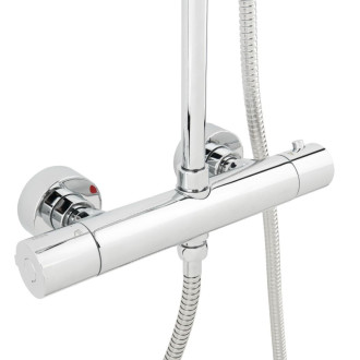 Sprchový systém TRES Base Plus s termostatickou batériou chróm 21639301CR