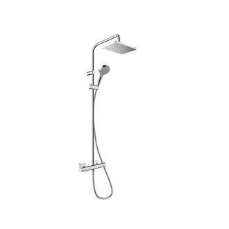 Sprchový systém Hansgrohe Vernis Shape na stenu s termostatickou batériou chróm 26319000