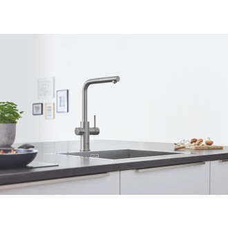 Drezová batéria Grohe Blue Home s vyťahovacou spŕškou supersteel 31539DC0