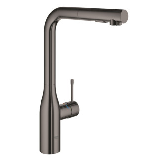 Drezová batéria Grohe Essence New s vyťahovacou spŕškou Hard Graphite 30270A00