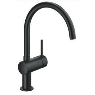 Drezová batéria Grohe Minta s otočným ramienkom velvet black 32917KS0