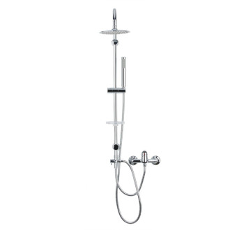 Sprchový systém Multi s pákovou batériou chróm MULTIPIPEKBAT