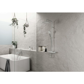 Sprchový systém Hansa Micra na stenu s termostatickou batériou chróm 44350230