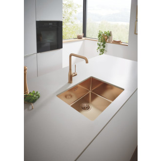 Drezová batéria Grohe Essence New s otočným ramienkom Brushed Warm Sunset 30269DL0