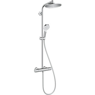 Sprchový systém Hansgrohe Crometta S na stenu s termostatickou batériou chróm 27268000
