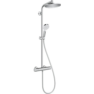 Sprchový systém Hansgrohe Crometta S na stenu s termostatickou batériou chróm 27268000