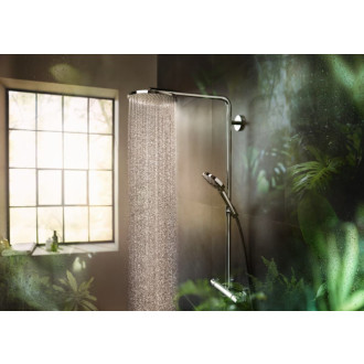 Sprchový systém Hansgrohe Raindance Select S na stenu s termostatickou batériou chróm 27633000