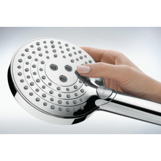 Sprchový systém Hansgrohe Raindance Select S na stenu s termostatickou batériou chróm 27633000