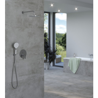 Sprchový systém SAT Project vrátane podomietkového telesa chróm SATBPSETPRO1