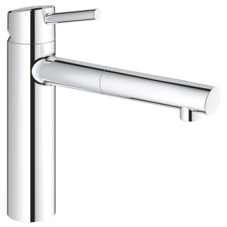 Drezová batéria Grohe Concetto New s vyťahovacou sprškou chróm 31129001