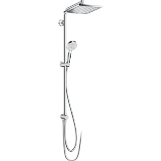 Sprchový systém Hansgrohe Crometta E na stenu bez batérie chróm 27289000