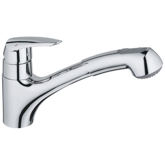 Drezová batéria Grohe Eurodisc s vyťahovacou spŕškou chróm 32257001