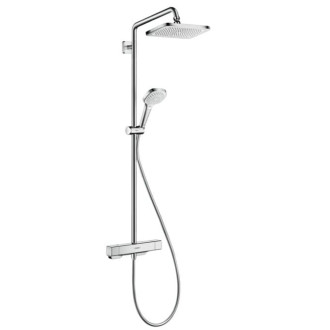 Sprchový systém Hansgrohe Croma E na stenu s termostatickou batériou chróm 27660000